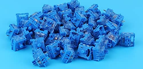 Epomaker Akko CS Custom Series Tactile Ocean Blue, 55GF, 3 пински прекинувач, 45 парчиња