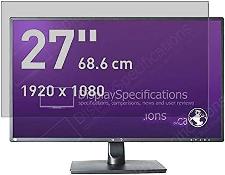 Филм за заштитник на екранот за приватност на Puccy, компатибилен со Terra LED 2756W 27 Display Monitor Anti Spy TPU чувар （Не заштитени