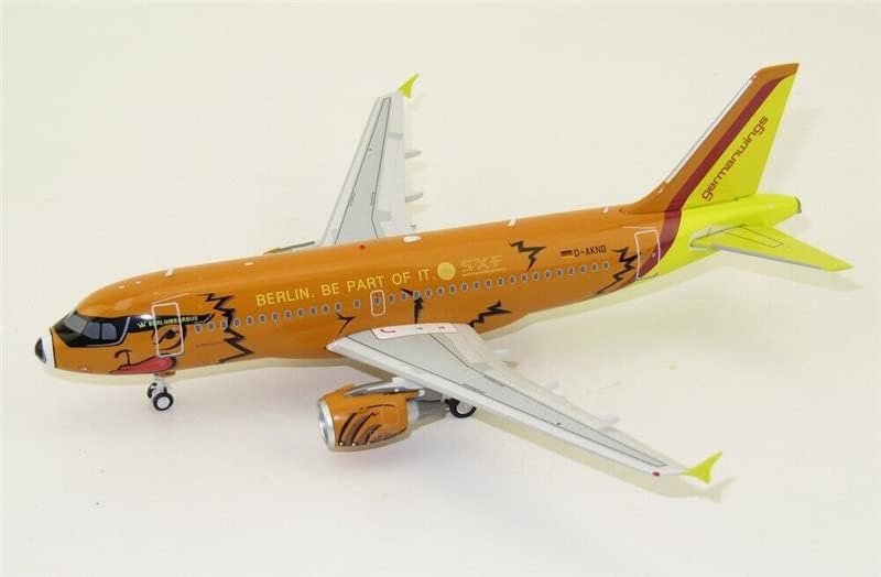 WB модели Airbus A319 Germanwings Bearbus Livery D-Akno со Stand Limited Edition 1/200 Diecast Aircraft претходно изграден модел