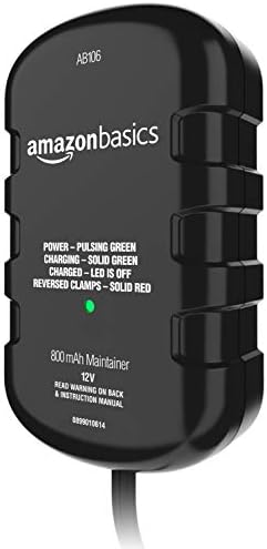 Амазон Основи 12 Волти 800ма Полнач За Батерии Со Автоматско Стартување И Обратна Заштита