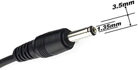 Кабел за продолжување на Dzyzr 3 компјутери USB до DC кабел - 5V USB 2.0 порта машко до DC 5V машки 3,5 mm x 1,35мм напорен кабел бел 100см