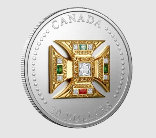 2023 CA Канада кралицата Елизабета Втора Qeii ул. Круната на Едвард прво издава 20 $ NGC PF70