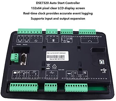 Контролер на генератор Автоматски старт Контролен модул панел DSE7320 Контролен панел Контролер на генсет Контролер за дизел 132 x 64 пиксели