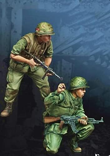 GL-HOME 1/35 Воена војна Тема Виетнамска војна американската армија се подготвува да се бори против комплетот за модели на смола што