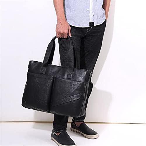 WYFDP Cowhide Handbag Business Phildcass Male Leather Cage Tagn Tagh Tagh Short Business Travel Travel Travel Man's Tagn