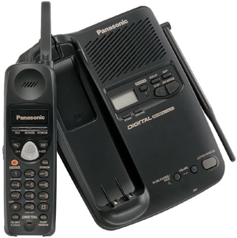 Panasonic KXTC1503B 900 MHz дигитален телефон без безжичен безжичен со уред за одговарање