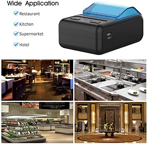 Huiop MHT-P11 58mm Преносен термички прием за поддршка на печатач BT/USB врска за магацин за продавници за ресторани во супермаркети