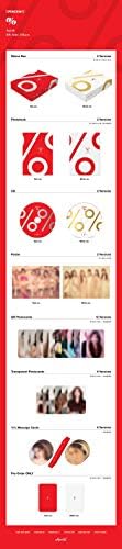 Apink - [проценти%] 8 -та Mini White Ver CD+80P Photobook+1P QR Photocard+1P Транспарентна фото -картичка+1P картичка за пораки+Поставете