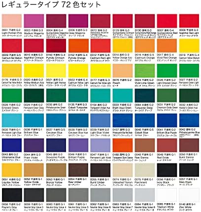 Акрилна боја на ликвидакс, редовен тип, 70 сет на боја, 36 бои сет + б сет: 0,7 fl oz