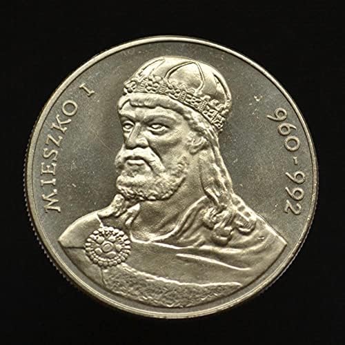 Воздух полски Монета 50 Зроти 1979 Кралот Серија Меиско јас Бакар Никел 30,5 мм